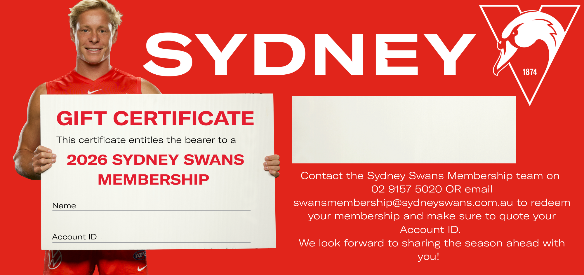 2026 Membership Gift Certificate